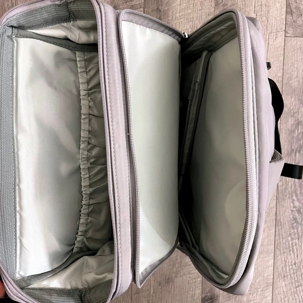 Lovomamma Gray Diaper Bag Backpack Multi-Pocket Travel‎ Baby Bag JMM-004 NWT